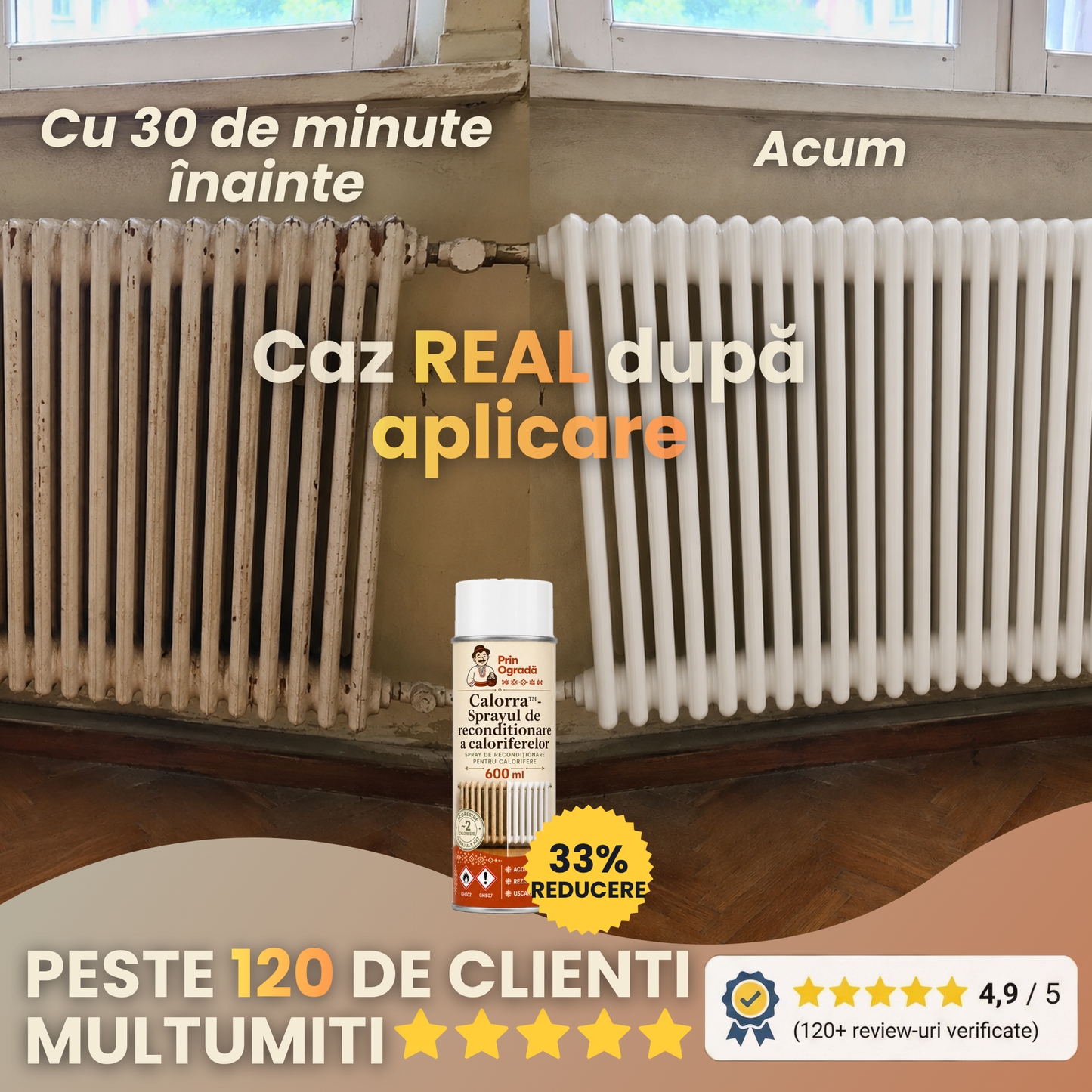 Calorra™ - Sprayul de reconditionare a caloriferelor