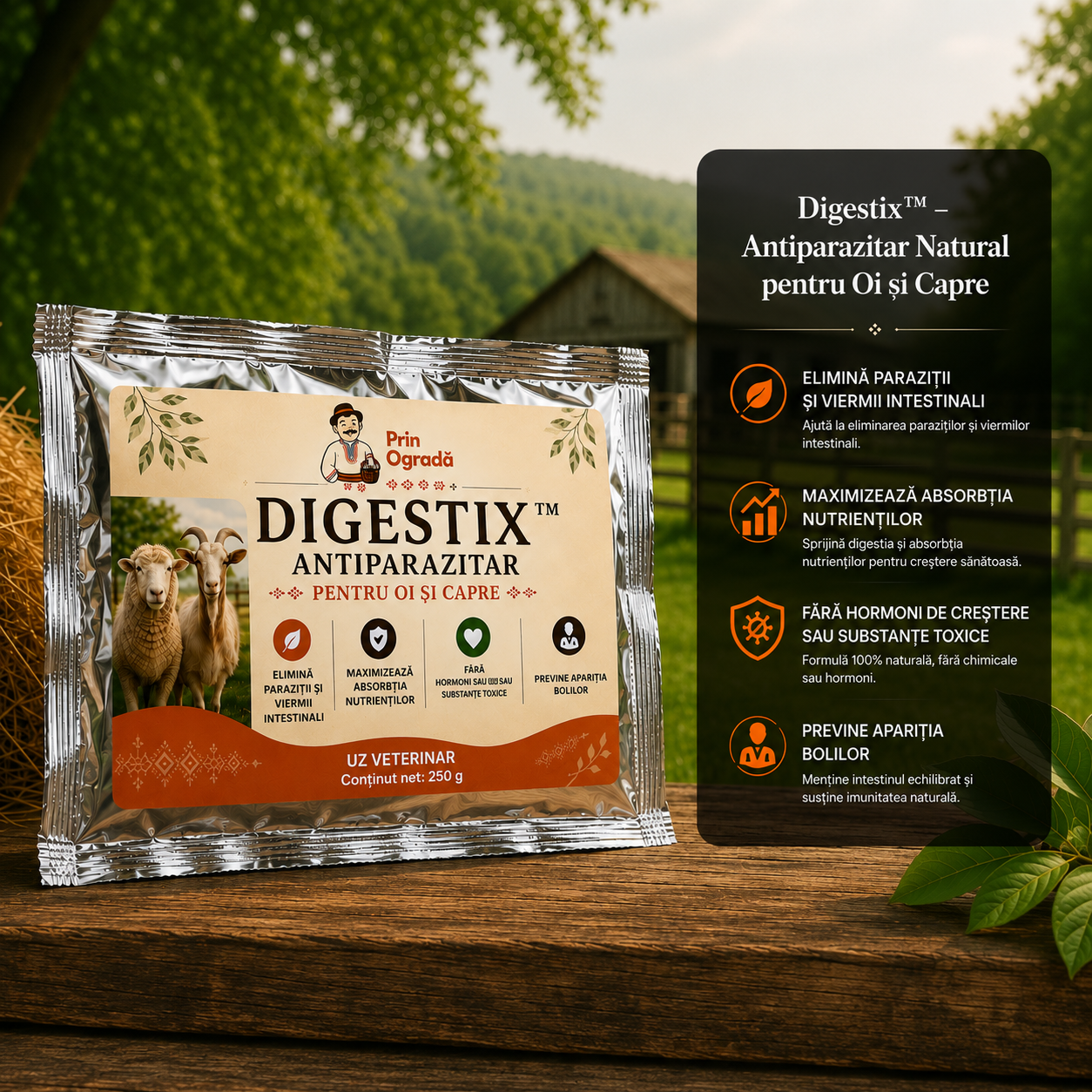 Digestix™ - Antiparazitar Pentru Oi și Capre
