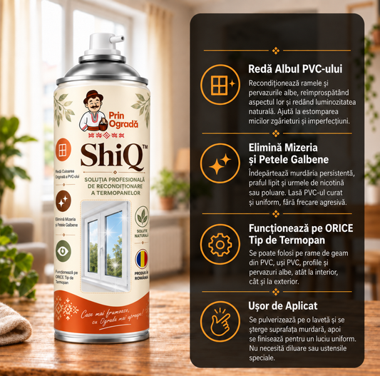 ShiQ™ - Soluția Profesională de Recondiționare a Termopanelor