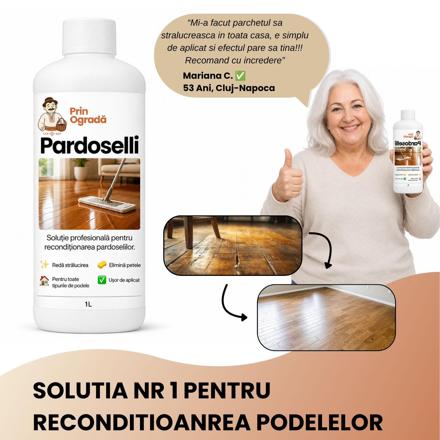 Pardoselli™ – Soluția de recondiționare a pardoselilor