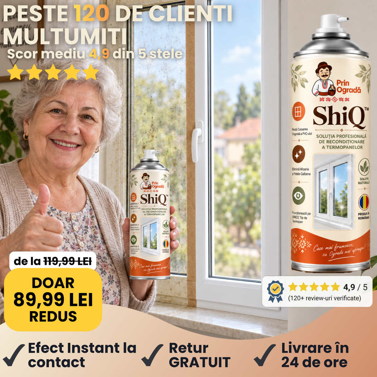ShiQ™ - Soluția Profesională de Recondiționare a Termopanelor