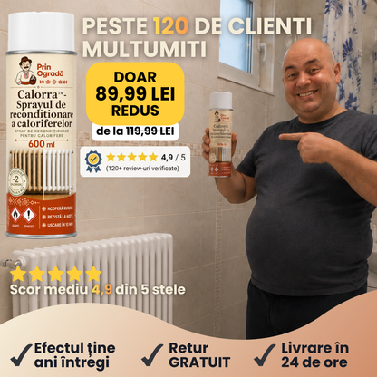 Calorra™ - Sprayul de reconditionare a caloriferelor